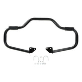 Custom Chrome Mustache 1-1/4" Engine Guard Highway Bar W/ Footrests Fits Matte Black, Chrome For Harley Dyna 06-17